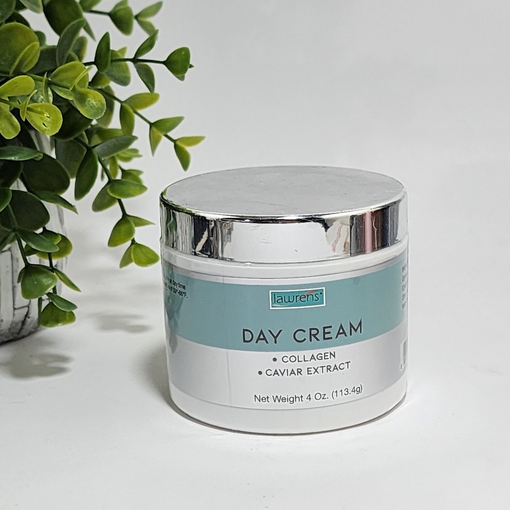 Lawrens Day Cream with Collagen and Caviar Extract  - 4 oz / 113.4 g Sealed